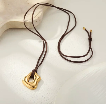 Sculptural Pendant Necklace - Image 2